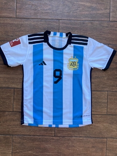 Camiseta Argentina Qatar Niños (2 ESTRELLAS)