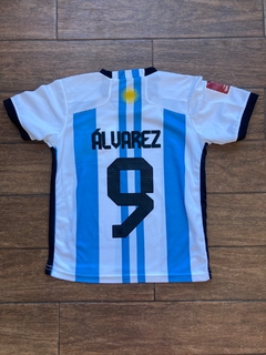 Camiseta Argentina Qatar Niños (2 ESTRELLAS) - pampa sports