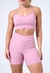 CONJUNTO SHORTS CROSS OVER + TOP EVOLVE SOFT PINK - loja online