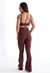 CONJUNTO LEGGING ACTIVE FLARE + TOP EVOLVE ESPRESSO - loja online