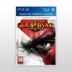 God of War III Remastered PS4 Digital Primario