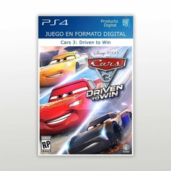 Cars 3 Driven to Win PS4 Digital Primario
