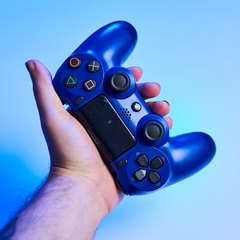 Joystick PS4 Alternativo Azul - tienda online