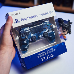 Joystick PS4 Alternativo Camuflado Azul - comprar online