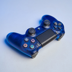 Joystick PS4 Alternativo Crystal Blue - Estación Play