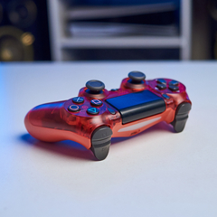 Joystick PS4 Alternativo Crystal Red - Estación Play