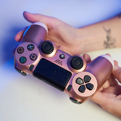 Joystick PS4 Alternativo Rose Gold - tienda online