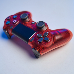 Joystick PS4 Alternativo Crystal Red - tienda online