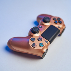 Joystick PS4 Alternativo Metallic Copper - tienda online