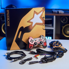 Consola PS3 Rockstar de 500GB Outlet con 28 Juegos y 2 joystick - tienda online