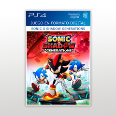 SONIC X SHADOW GENERATIONS PS4 Digital Primario