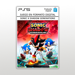 SONIC X SHADOW GENERATIONS PS5 Digital Primario