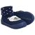 MEIA COM SOLA COMFORT 23 PIMPOLHO AZUL/URSO POLAR