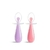 Conjunto de colheres de silicone rosa/roxo Munchkin colher