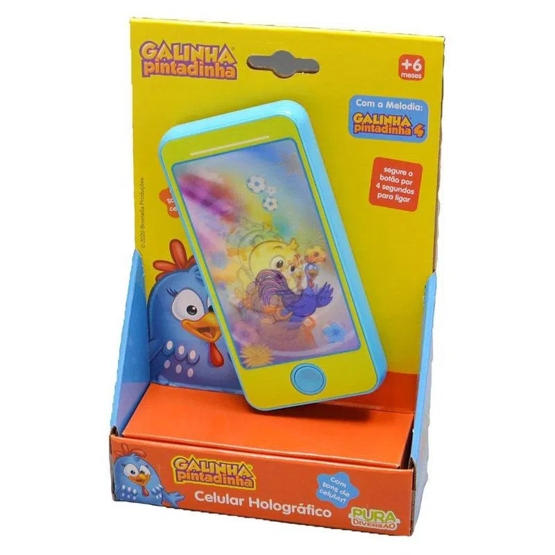 Telefone Celular Infantil Musical Baby Phone Rosa - Buba