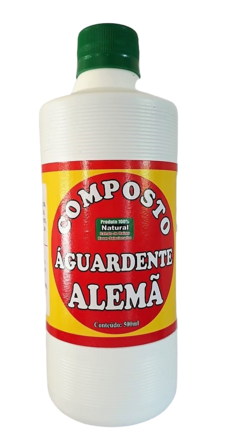 Aguardente Alemã Composto Natural 500ml - 3 frascos | GUARUNATURALS