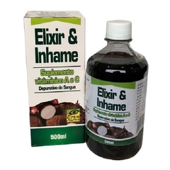 Erva Brasil Elixir de Inhame 500ml - Suplemento Vitamínico A e C - 3 frascos - buy online