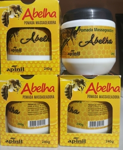 10 Potes de Pomada Massageador Veneno De Abelha 240gr Apinil - comprar online