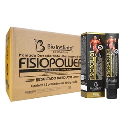 Pomada Desodorante Massageadora FisioPower 150g kit com 12 unidades - Bio Instinto