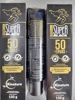 Pomada Massageadora Premium Super Black 50 Ervas - Original | GUARUNATURALS