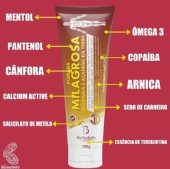 Kit 2 Potes Pomada Milagrosa Para Massagem 150g Bio Instinto - buy online