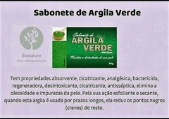 Sabonete Bionature de ARGILA VERDE 90g ( 3 unidades ) | GUARUNATURALS