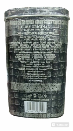 Perfume Cuba Prestige Black 90ml Eau de Toilette na internet