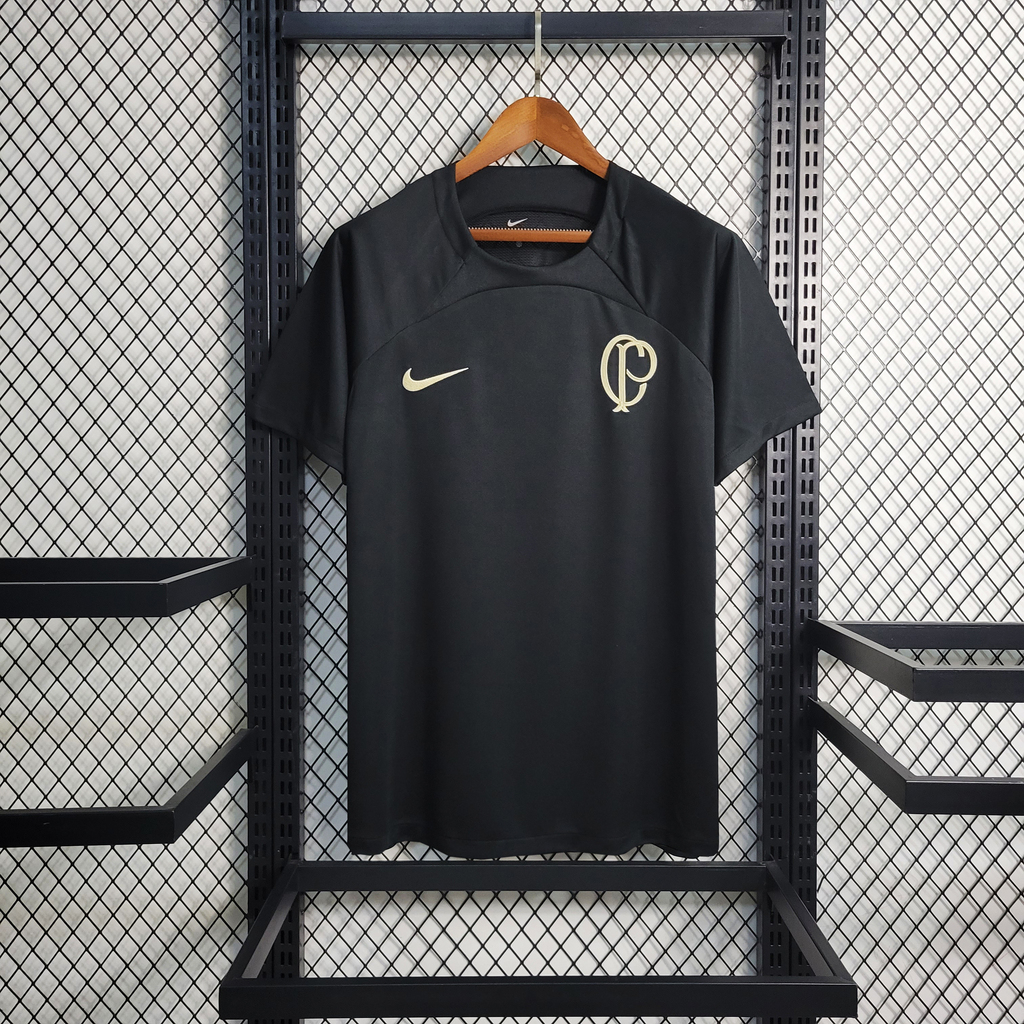 Camisa Corinthians 22/23 - Torcedor Nike Masculina - Preta