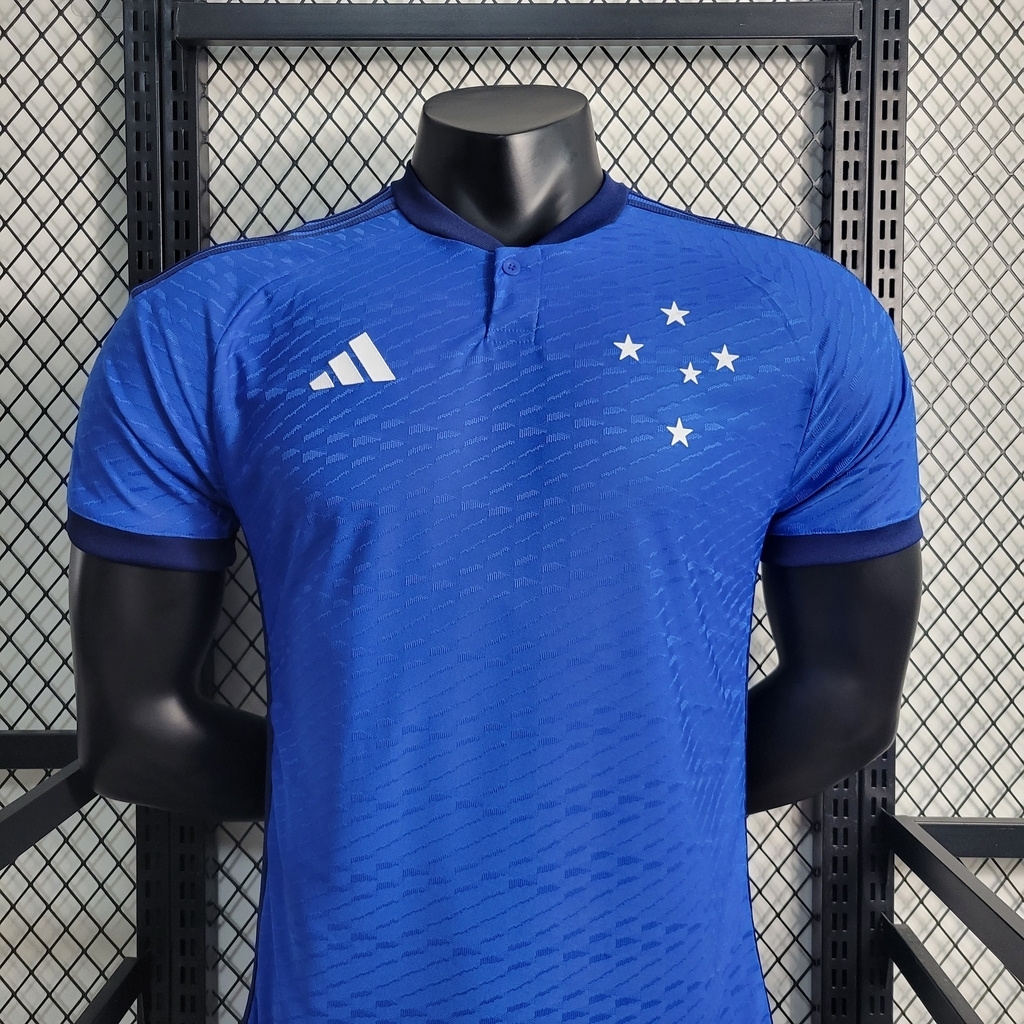Camisa Cruzeiro I 23/24 Jogador Adidas Masculina - Azul