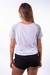 Camiseta Fem. Cropped Tricollor - Natural Art