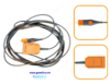Cable Reusable para placa de electrocauterio, conector VALLEYLAB / REM marca BOWA