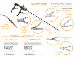 Set de Pinzas para laparoscópica monopolares Desmontable REUSABLE para ERBE - 736-005-MD06A en internet