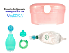 Resucitador tipo Ambu de Silicon Reusable con Mascarilla Neonatal con Estuche - comprar en línea