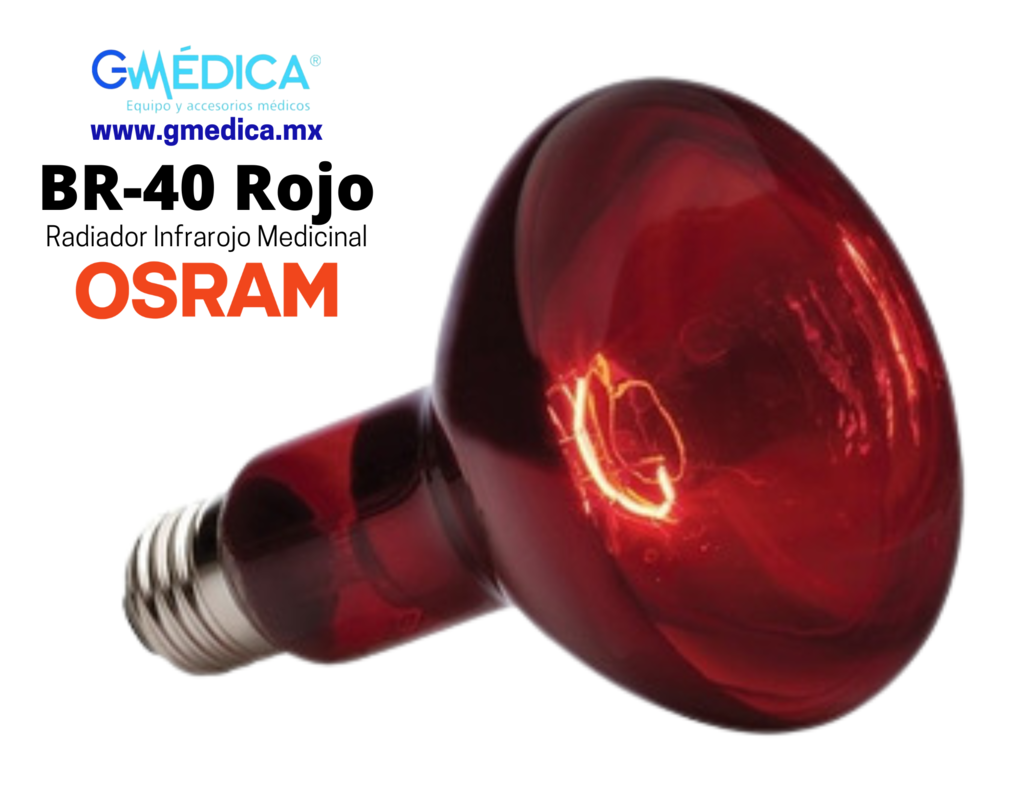BR40/RO — Foco de luz infrarroja modelo BR40/RO para terapias alternativas  en 250w marca Lummi - Comercial Eléctrica