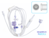 Transductor de presión invasiva Desechable IBP Compatible con Conector Medex Abbott