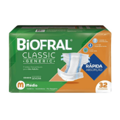 Biofral Classic - Mega Pacote - Fralda Geriátrica Tradicional