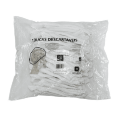 Touca Descartável com Elástico - Pacote com 100 unidades - Descarpack
