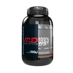 100% Whey (900g) Sabores - Muscle Definition - loja online