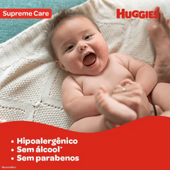 Toalhas Umedecidas Huggies Supreme Care - Pacote com 48 unidades - 19,5cm x 15,8cm - comprar online