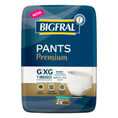 Bigfral Pants Premium - Pacote com 7 Unidades - Fralda Geriátrica de Vestir - comprar online