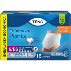 Roupa Intima Tena Dermacare Pants com 16 unidades tamanho g/eg