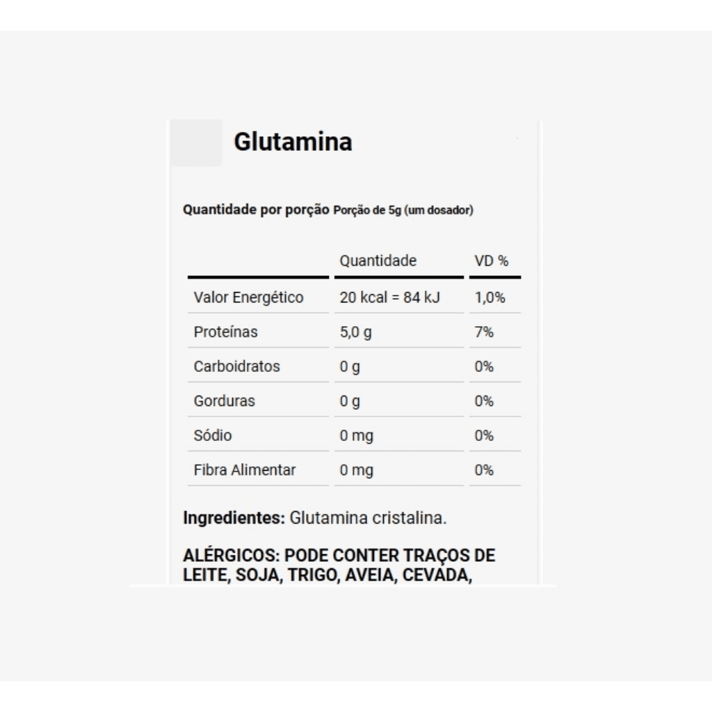 Glutamina (300g) - Dux