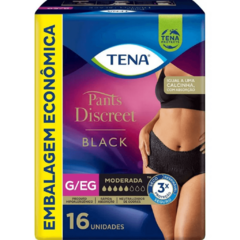 Tena Pants Discreet Black com 16 unidades - Fralda Geriátrica de Vestir - comprar online