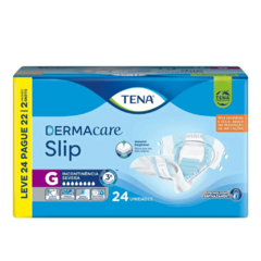 fralda geriátrica Tena Dermacare Slip pacote com 24 unidades tamanho g