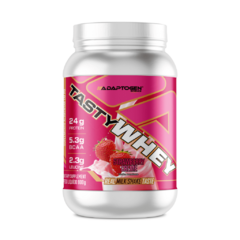 tasty whey 3w gourmet sabor morango adaptogen