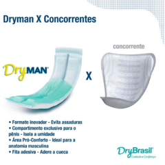 Dry Man - Absorvente Masculino - Pacote com 10 unidades