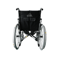 Cadeira de Rodas em Alumínio - EC02 Safira - Mobil - Bela Idade - Fraldas Geriátricas e Artigos para Idosos