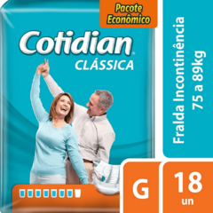 Cotidian Clássica - Pacote Econômico - Fralda Geriátrica Tradicional - comprar online