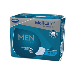 MoliCare Premium Pad 4 - Absorvente Masculino - Pacote com 14 unidades