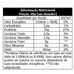 Whey Protein Concentrado DUX 900g tabela nutricional